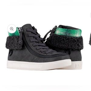 BILLY Footwear Charcoal BILLY Cuffs NIB 5